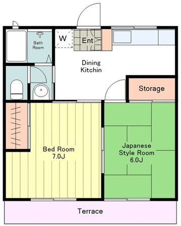 キャトルセゾンの物件間取画像